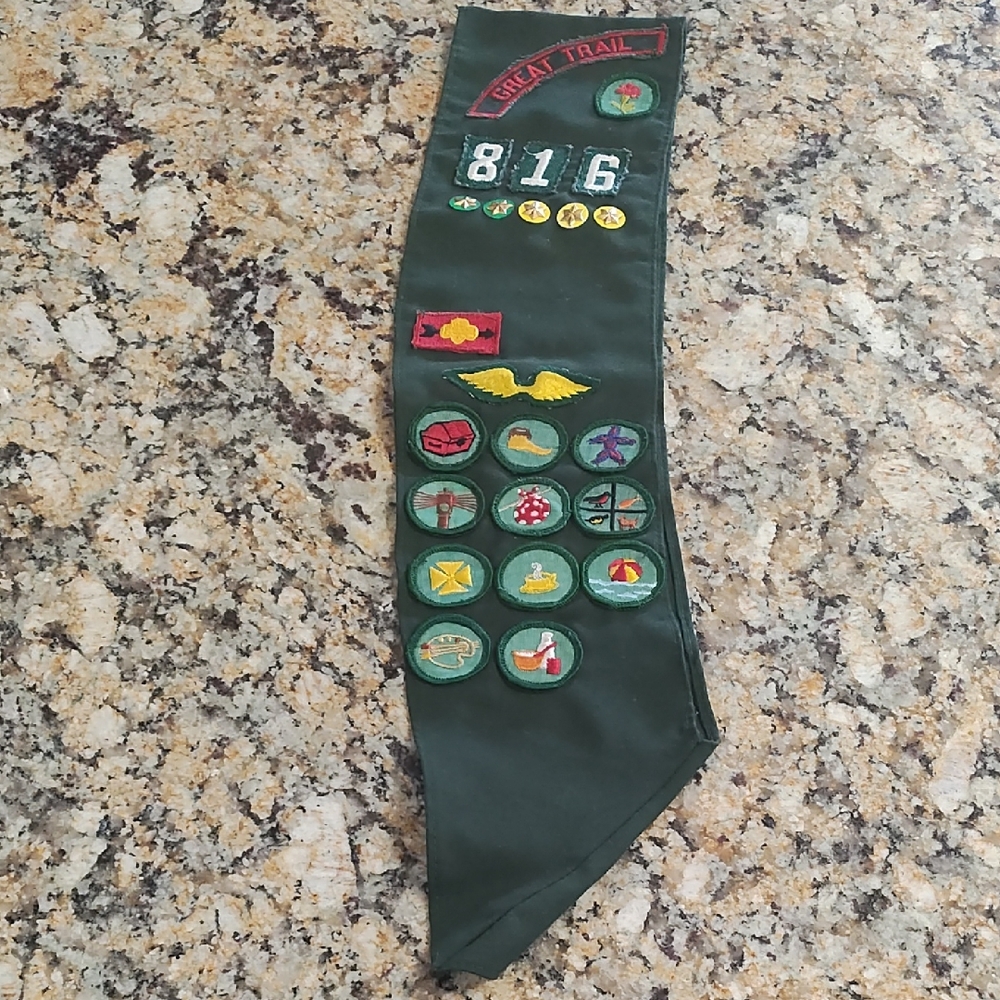 1970s Junior Girl Scouts Sash
